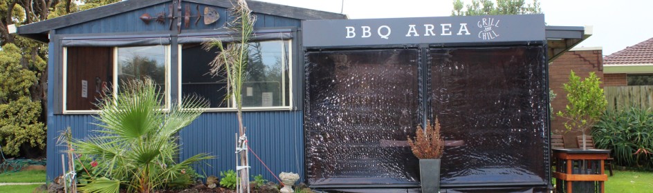 BBQ Area at Portland Retro Motel.